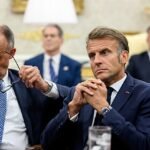 مکرون رهئیس جمهور فرانه و مرتس نخست وزیر آلمان