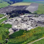 عکس هوایی از تپه مگیدو در اسرائیل